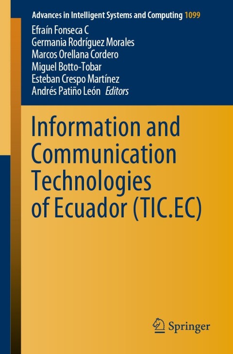 Cover image for book Information and Communication Technologies of Ecuador (TIC.EC)