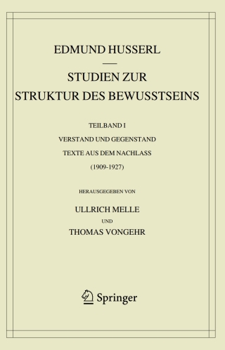 Studien zur Struktur des Bewusstseins