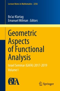 Cover image: Geometric Aspects of Functional Analysis 1st edition 9783030360191