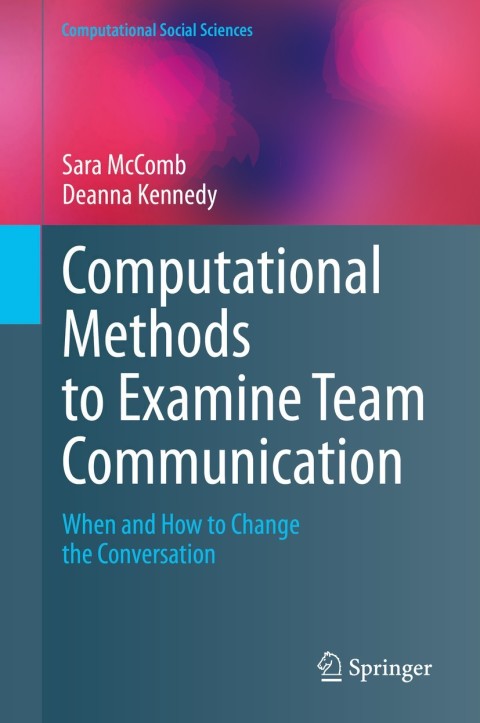 Cover image for book Computational Methods to Examine Team Communication