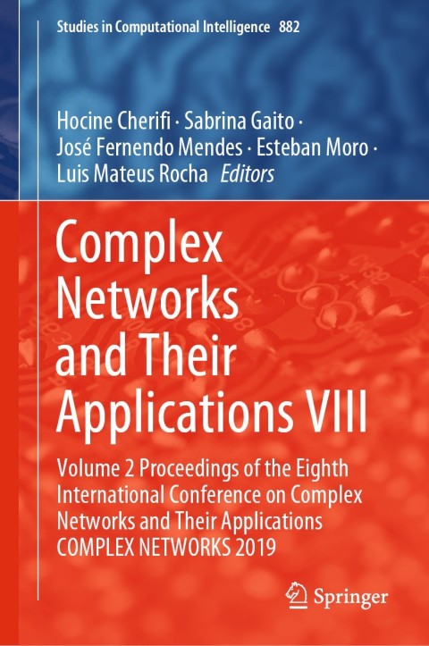 Cover image for book Complex Networks and Their Applications VIII