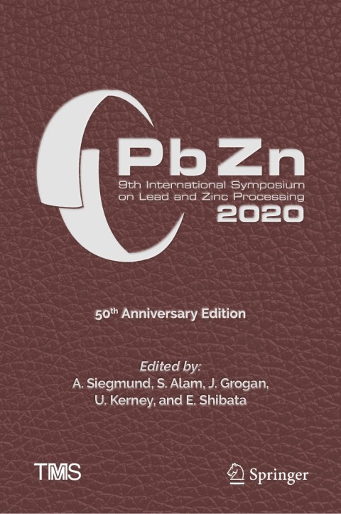 Cover image for book PbZn 2020: 9th International Symposium on Lead and Zinc Processing