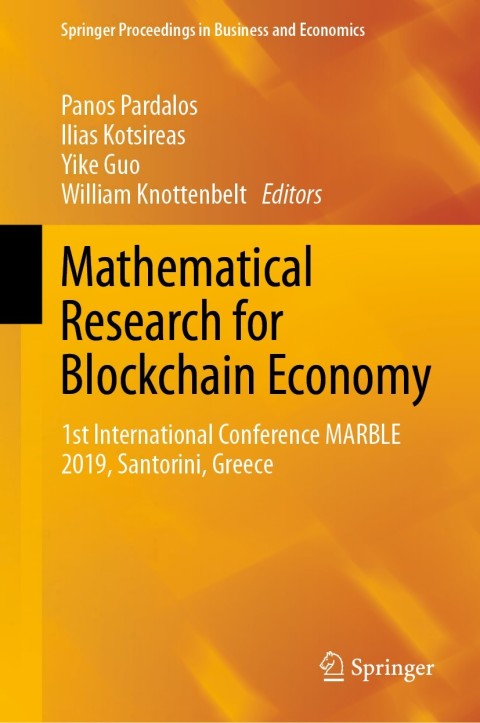 Cover image for book Mathematical Research for Blockchain Economy