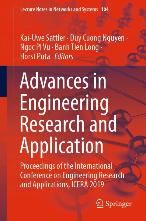 Cover image for book Advances in Engineering Research and Application
