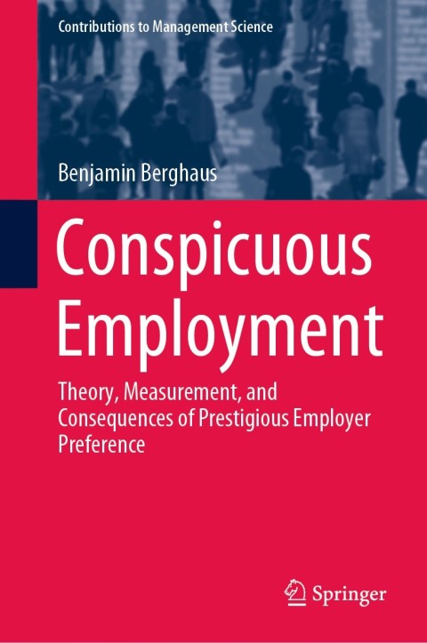 Cover image for book Conspicuous Employment