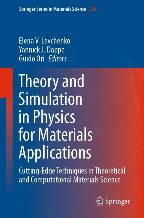 Cover image for book Theory and Simulation in Physics for Materials Applications