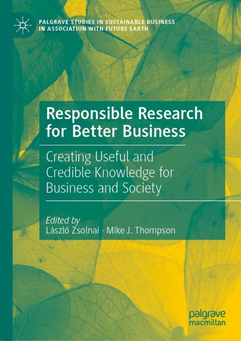 Cover image for book Responsible Research for Better Business