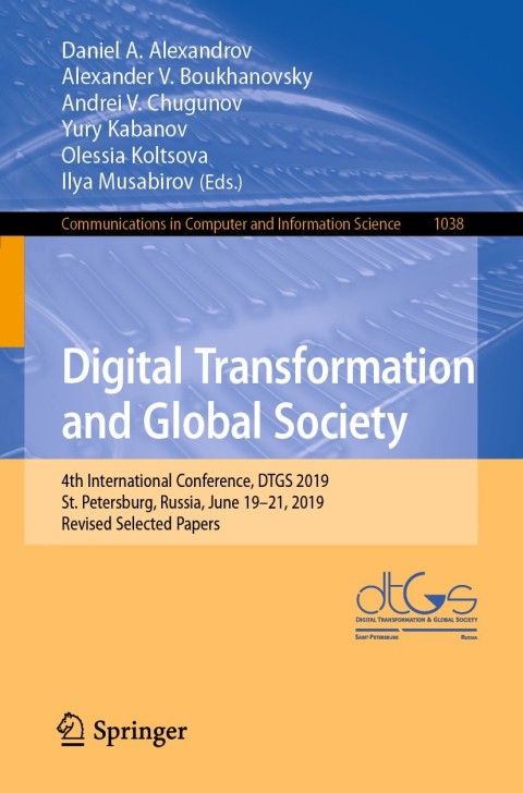 Cover image for book Digital Transformation and Global Society
