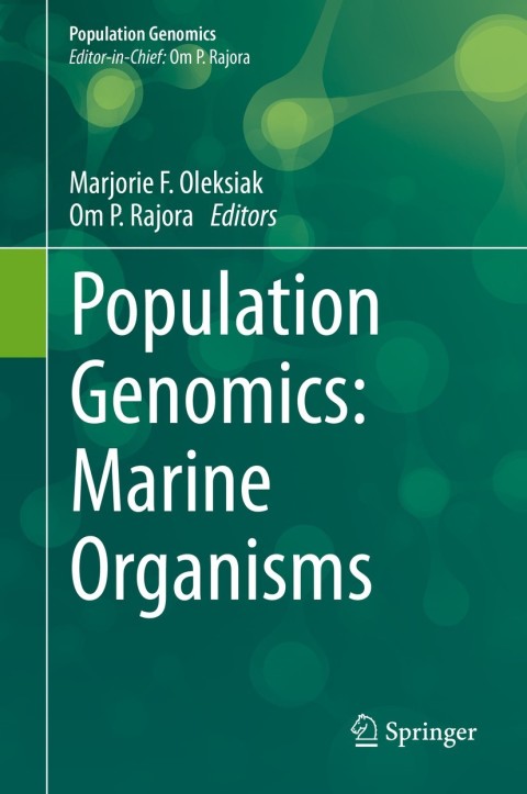 Cover image for book Population Genomics: Marine Organisms