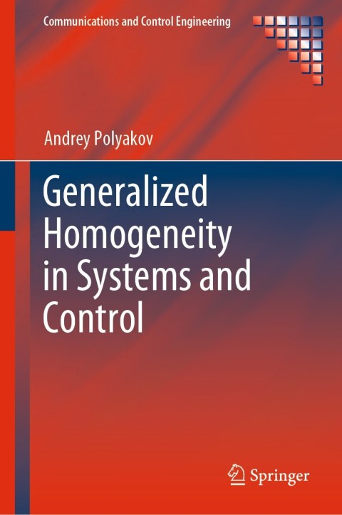 Cover image for book Generalized Homogeneity in Systems and Control