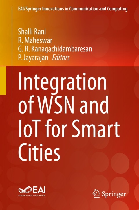 Cover image for book Integration of WSN and IoT for Smart Cities