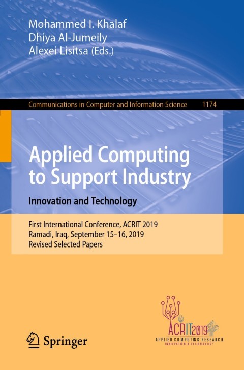 Cover image for book Applied Computing to Support Industry: Innovation and Technology