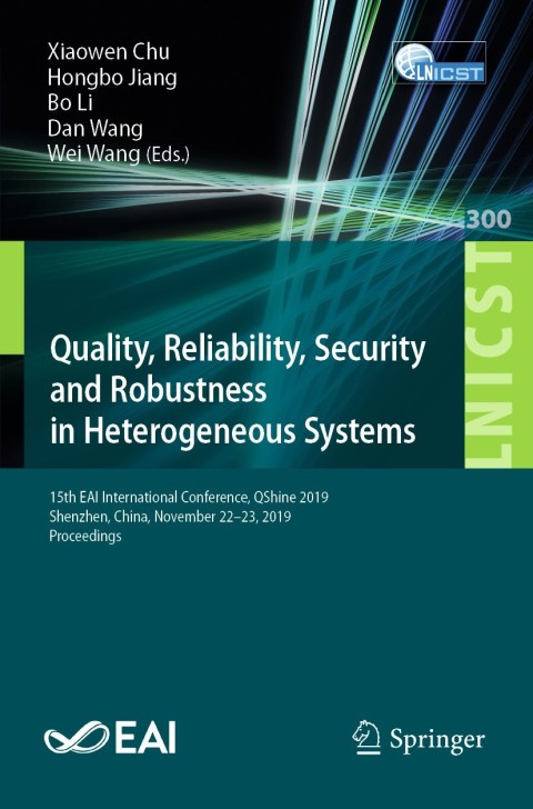 Cover image for book Quality, Reliability, Security and Robustness in Heterogeneous Systems