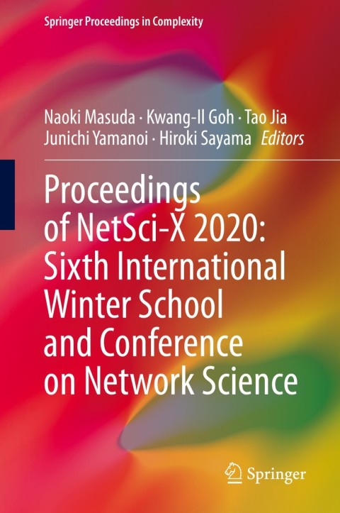 Cover image for book Proceedings of NetSci-X 2020: Sixth International Winter School and Conference on Network Science