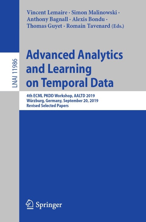 Cover image for book Advanced Analytics and Learning on Temporal Data