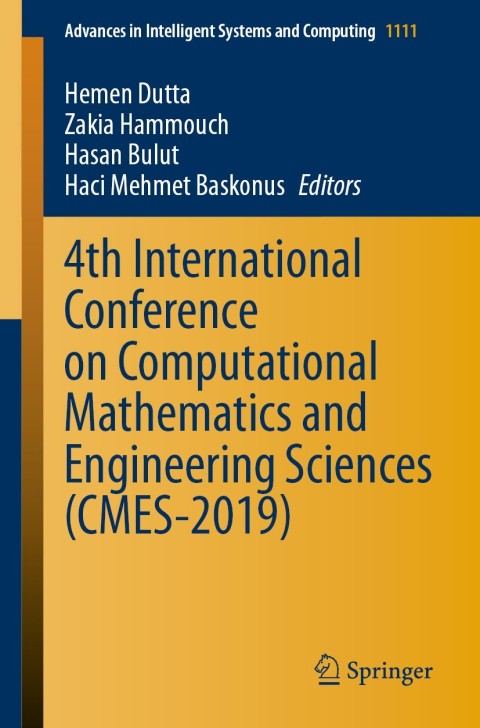 Cover image for book 4th International Conference on Computational Mathematics and Engineering Sciences (CMES-2019)