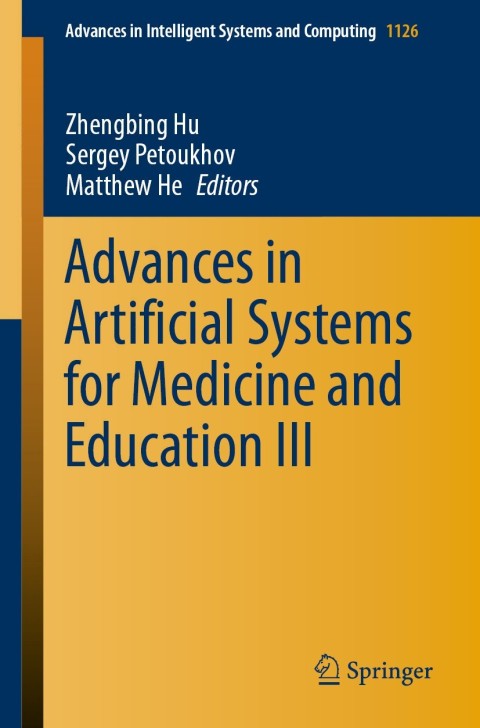 Cover image for book Advances in Artificial Systems for Medicine and Education III
