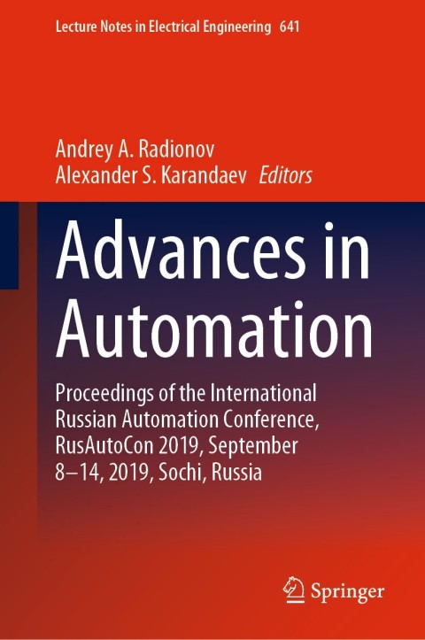 Cover image for book Advances in Automation