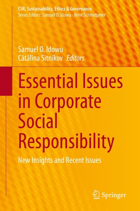 Cover image for book Essential Issues in Corporate Social Responsibility
