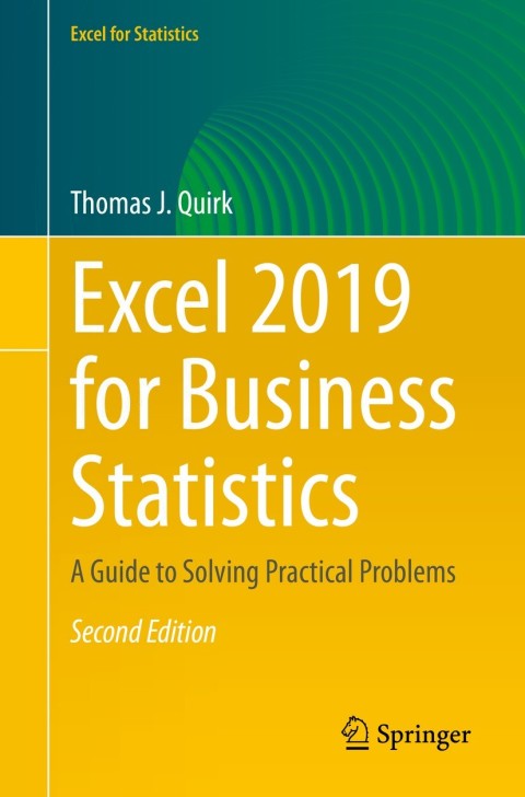 Cover image for book Excel 2019 for Business Statistics