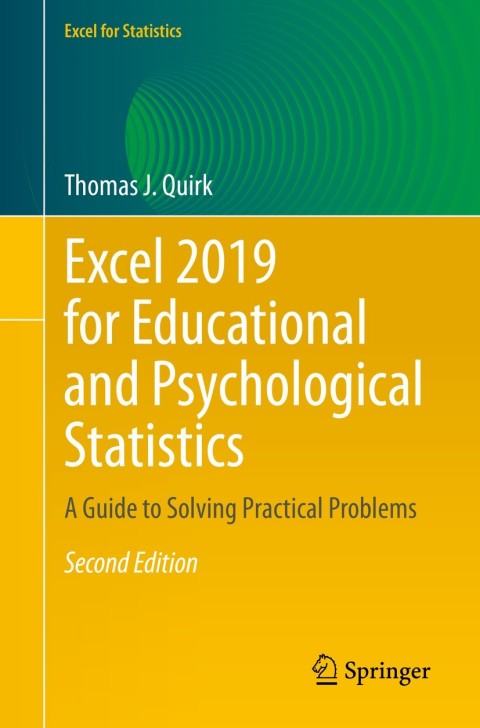 Cover image for book Excel 2019 for Educational and Psychological Statistics