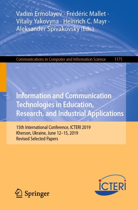 Cover image for book Information and Communication Technologies in Education, Research, and Industrial Applications
