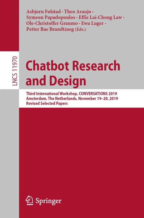 Cover image for book Chatbot Research and Design