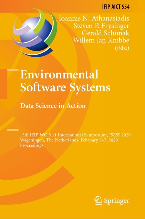 Cover image for book Environmental Software Systems. Data Science in Action