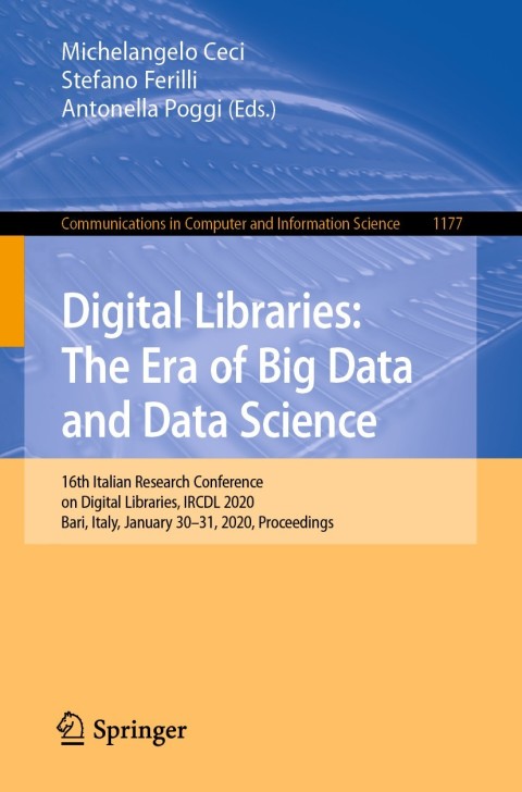 Cover image for book Digital Libraries: The Era of Big Data and Data Science