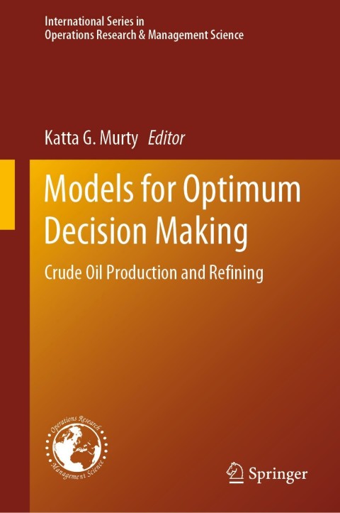 Cover image for book Models for Optimum Decision Making