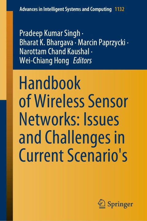 Cover image for book Handbook of Wireless Sensor Networks: Issues and Challenges in Current Scenario's