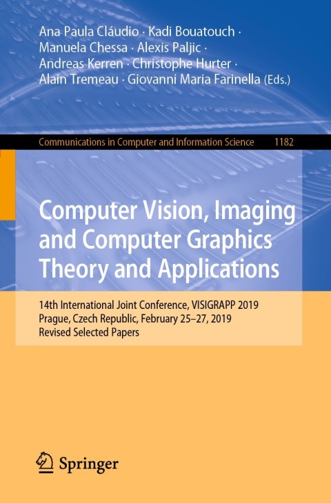 Cover image for book Computer Vision, Imaging and Computer Graphics Theory and Applications