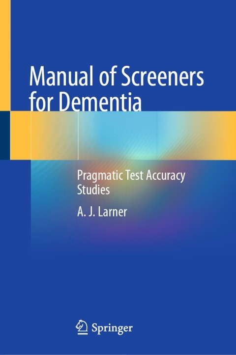 Cover image for book Manual of Screeners for Dementia