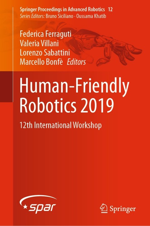 Cover image for book Human-Friendly Robotics 2019