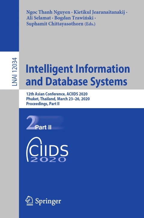 Cover image for book Intelligent Information and Database Systems
