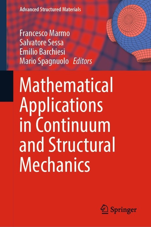 Cover image for book Mathematical Applications in Continuum and Structural Mechanics