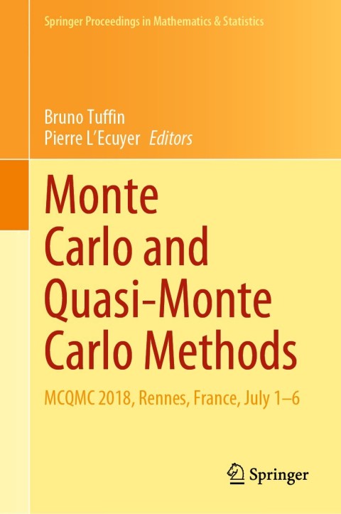 Cover image for book Monte Carlo and Quasi-Monte Carlo Methods