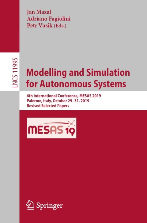 Cover image for book Modelling and Simulation for Autonomous Systems