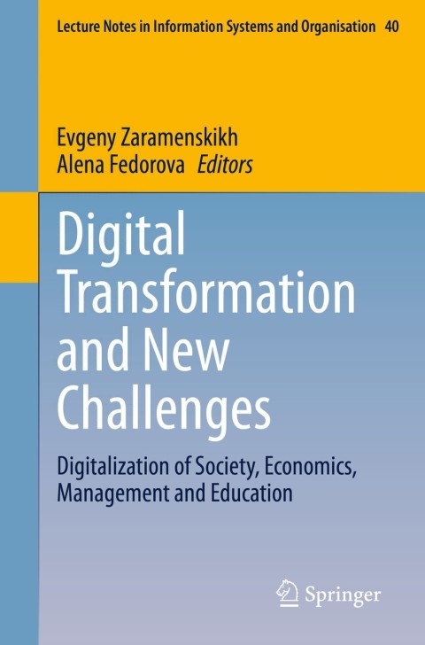 Cover image for book Digital Transformation and New Challenges