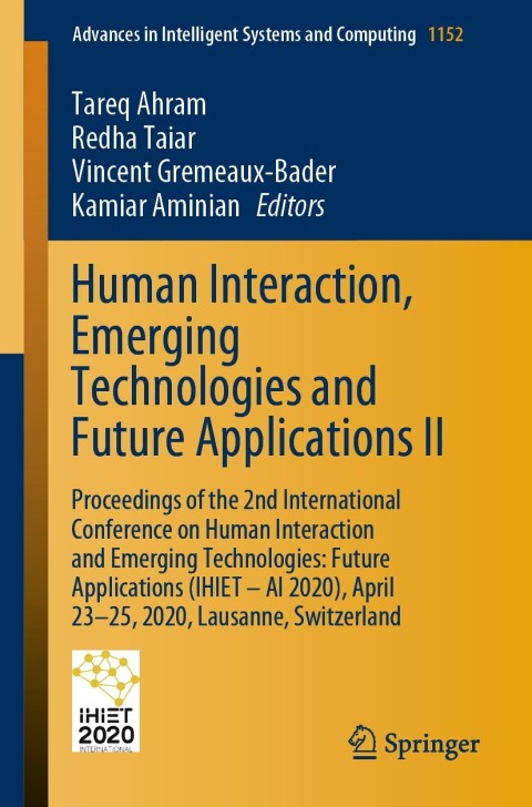 Cover image for book Human Interaction, Emerging Technologies and Future Applications II