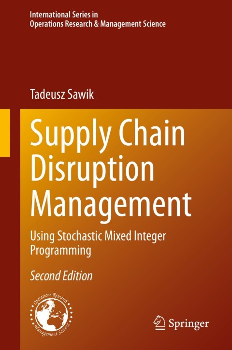 Cover image for book Supply Chain Disruption Management