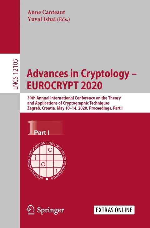 Cover image for book Advances in Cryptology – EUROCRYPT 2020