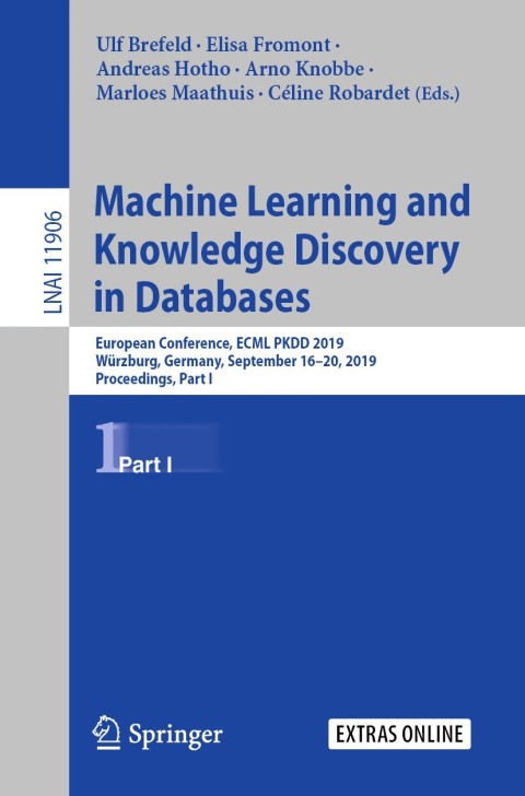 Cover image for book Machine Learning and Knowledge Discovery in Databases