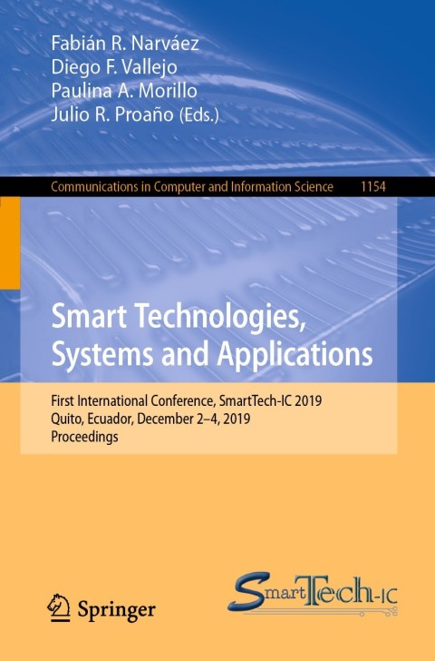 Cover image for book Smart Technologies, Systems and Applications