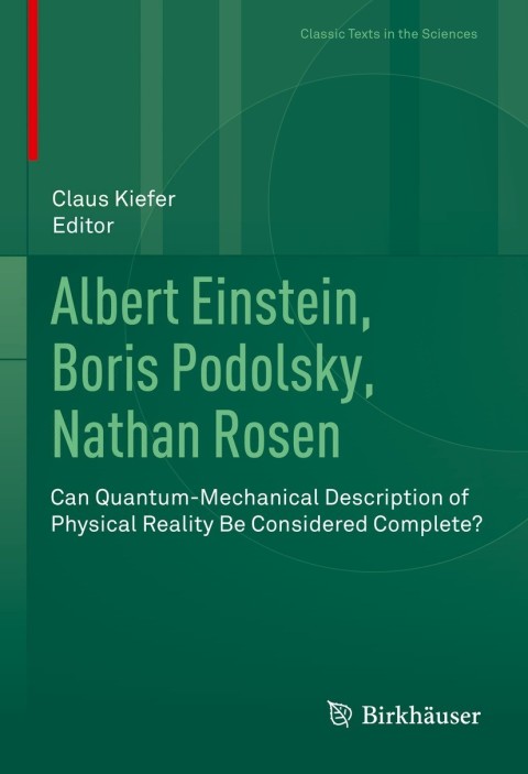 Cover image for book Albert Einstein, Boris Podolsky, Nathan Rosen