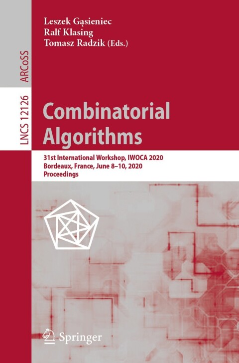 Cover image for book Combinatorial Algorithms