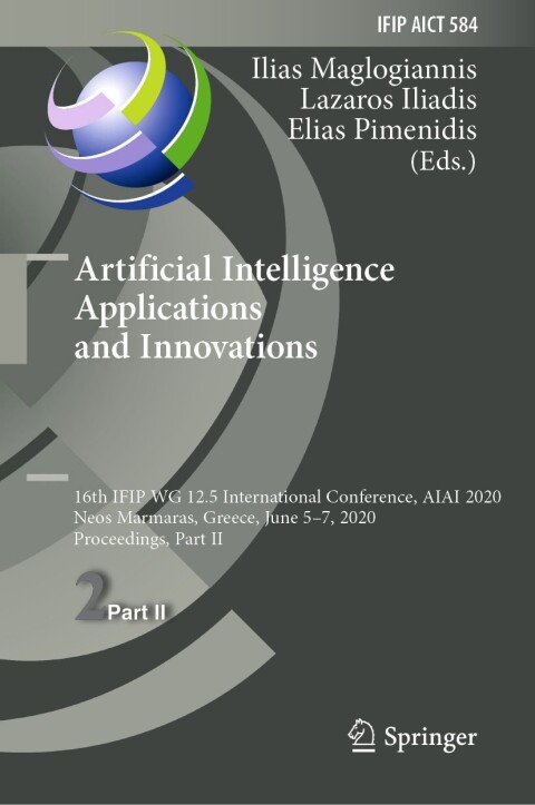 Cover image for book Artificial Intelligence Applications and Innovations