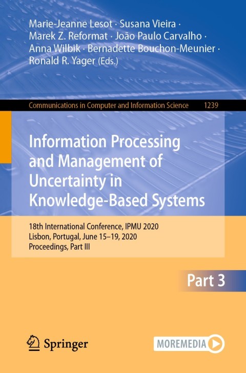 Cover image for book Information Processing and Management of Uncertainty in Knowledge-Based Systems