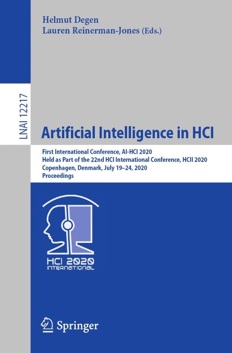 Cover image for book Artificial Intelligence in HCI