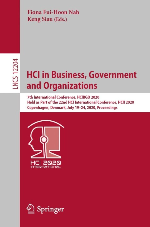 HCI in Business, Government and Organizations 